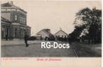 Ansichtkaart - Briefkaart Trein Station Heerenveen 1908, Ophalen of Verzenden, Voor 1920, Gelopen, Friesland