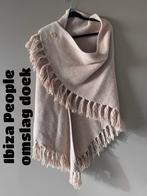 Ibiza People Crèmekleurige Wollen Stola - Merino & Alpaca, Ophalen of Verzenden, Zo goed als nieuw