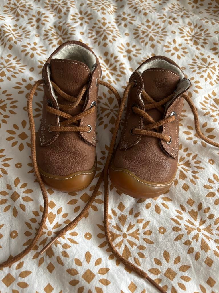 Barefoot leren schoenen maat 22 bruin, Gebruikt, Jongen of Meisje, Schoenen, Ophalen of Verzenden