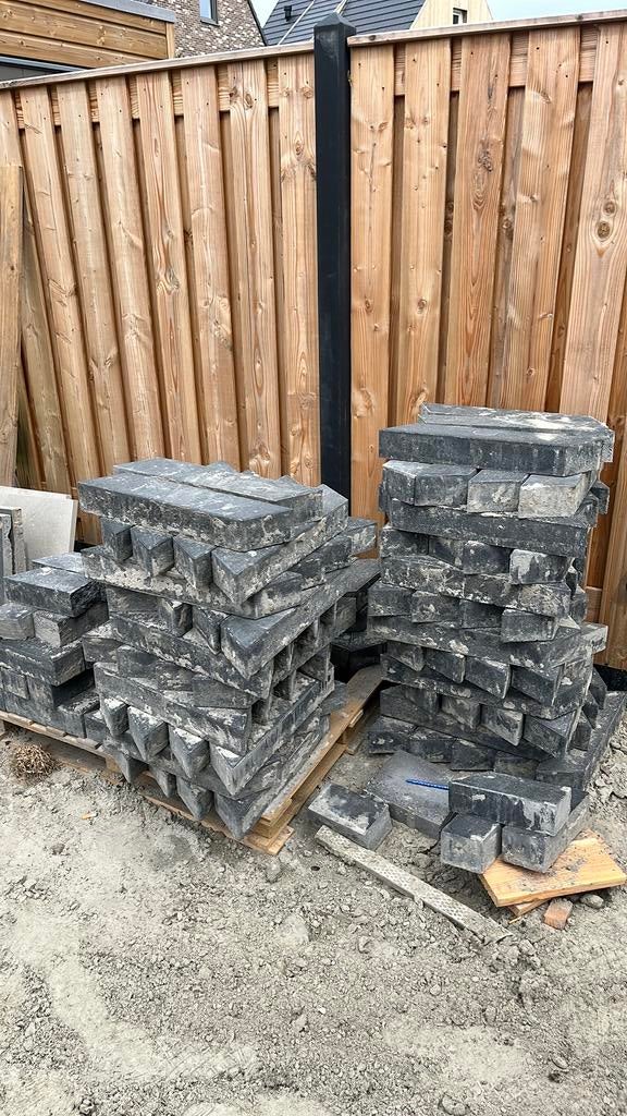 Restpartij stenen hongaarse punt verband, Ophalen, Steen of Klei, Zo goed als nieuw, 15 m² of meer