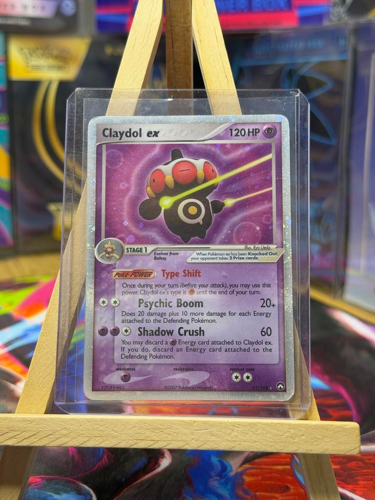 Claydol Ex 93/108 Power Keepers 2007 - GD staat, Ophalen of Verzenden, Gebruikt, Losse kaart, Foil