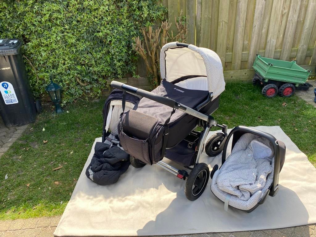 3 in 1 kinderwagen Maxicosi Mura, uitgebreide set, Ophalen, Gebruikt, Luchtbanden, Combiwagen