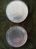 2x  Zilveren Tientje Tien Gulden 1973 Juliana UNC. NIEUW !!!, Postzegels en Munten, Munten | Nederland, Koningin Juliana, Setje