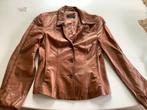Strenesse Gabriele Strehle leren jasje maat 36, Ophalen of Verzenden, Gedragen, Maat 36 (S), Bruin