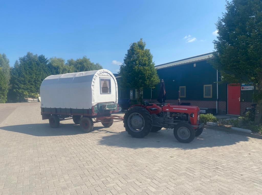 Huifkar met slaapmogelijkheid, Ophalen of Verzenden