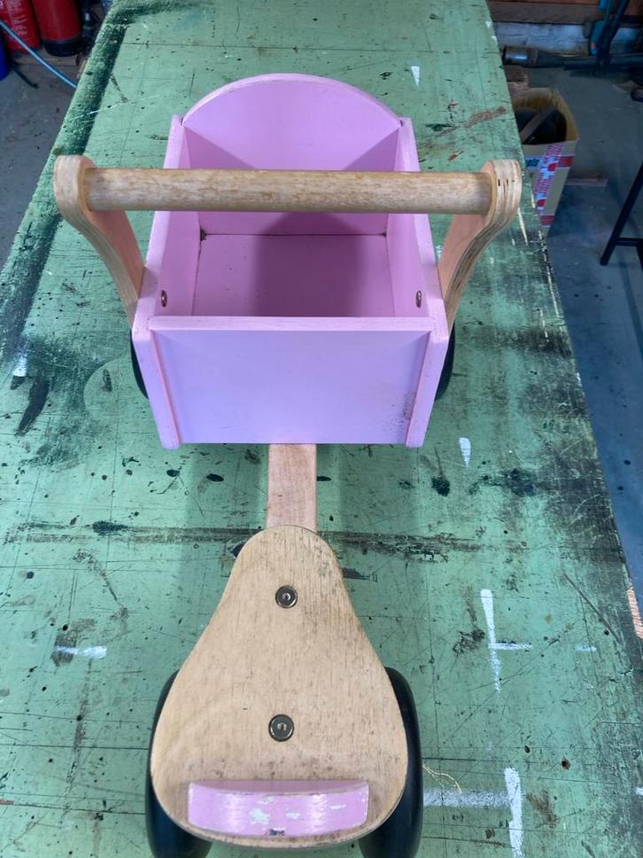 Loopfiets - Bakfiets model, Kinderen en Baby's, Speelgoed | Buiten | Voertuigen en Loopfietsen, Gebruikt, Loopfiets, Ophalen