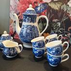 Royal Tudor Ware Staffordshire Koffieservies - 9-delig, Gebruikt, Ophalen of Verzenden, Overige stijlen, Kop(pen) en/of Schotel(s)