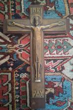 Bijzonder amsterdamse school crucifix jaren 20, Antiek en Kunst, Ophalen of Verzenden