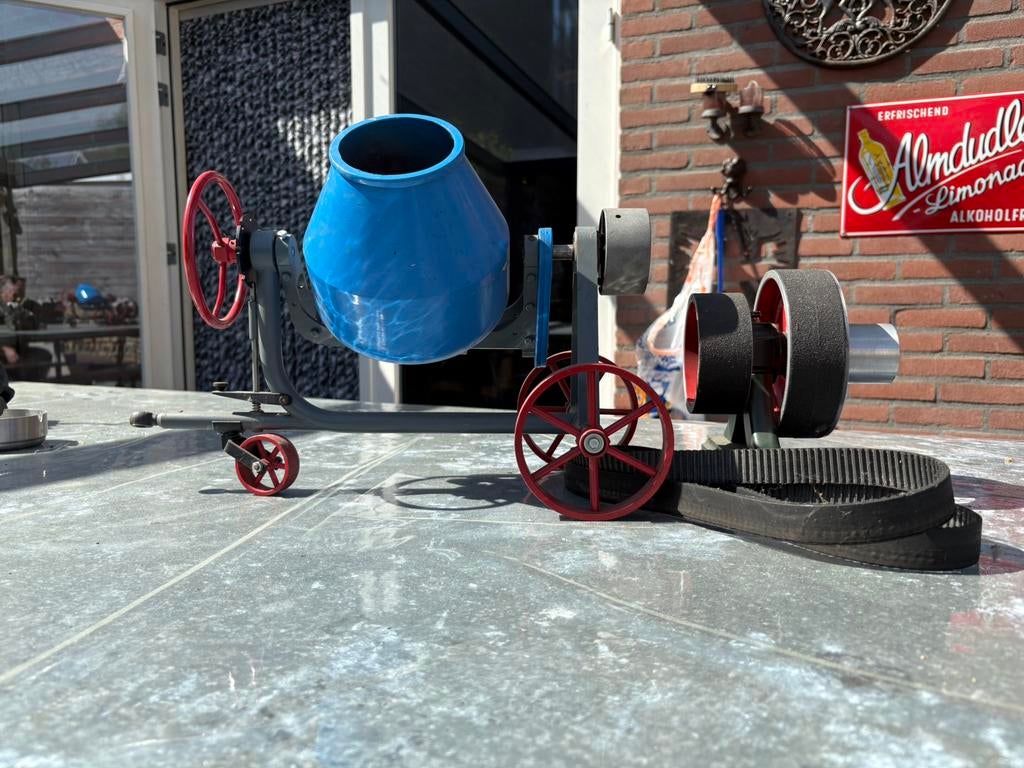 Grote aandrijfmodellen stoommachine, stoommachine betonmolen, Ophalen of Verzenden, Zo goed als nieuw, Groter dan 1:32