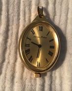 Aniek verguld gouden zakhorloge 'pour vous Madame', Ophalen of Verzenden, Goud, Hanger, Verguld