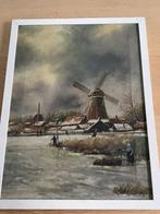 Olieverf schilderij, Ophalen, Gebruikt