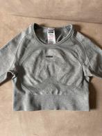 Gymshark Adapt Ombre Seamless Crop Top Grijs Maat S, Ophalen of Verzenden, Maat 36 (S), Grijs, Fitness of Aerobics