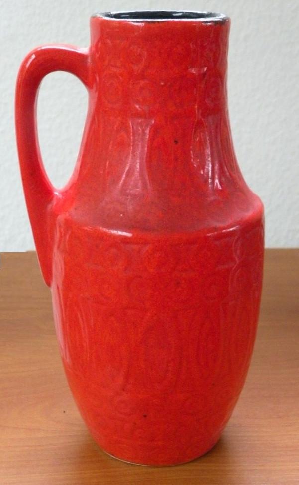 Vaas, West-Germany. Als nieuw., Huis en Inrichting, Woonaccessoires | Vazen, Overige kleuren, Aardewerk of Porselein, Ophalen of Verzenden