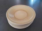 Stavanger Flint Geel 8 diepe bordjes/schaaltjes, Gebruikt, Keramiek, Ophalen of Verzenden, Bord(en)