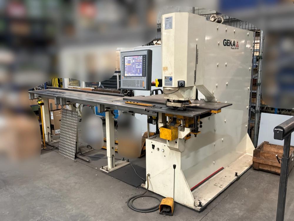 2016 Geka Puma 110 SD multifunctionele pons- en knipmachine