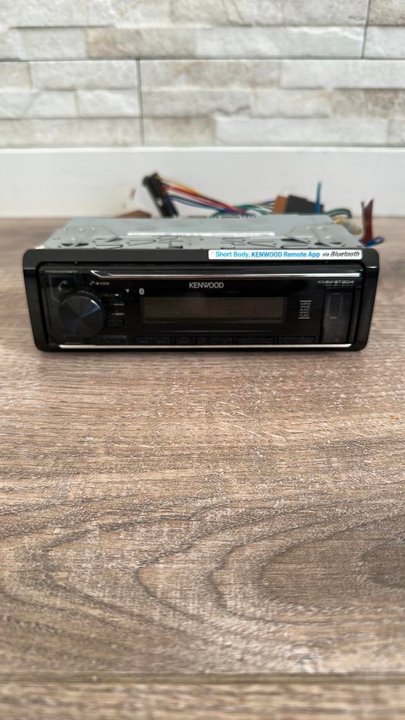 Kenwood kmm-bt204 autoradio met bluetooth, Auto diversen, Autoradio's, Ophalen of Verzenden, Gebruikt