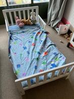 Peuterbed met matras en beddengoed, Ophalen, Gebruikt, 70 tot 85 cm, 140 tot 160 cm