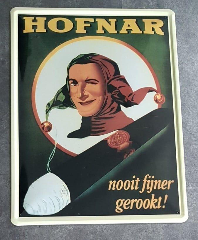 Hofnar Sigaren nostalgisch reclame decoratie metalen bord, Verzamelen, Eu, Eu, Nieuw, Ophalen of Verzenden