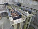 Aardbeienbakken, BATO bakken voor het kweken van aardbeien, Tuin en Terras, Bloembakken en Plantenbakken, Ophalen, Kunststof, Gebruikt