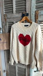 Prachtige cable knitted RALPH LAUREN trui maat L, Wit, Maat 42/44 (L), Ophalen of Verzenden, Zo goed als nieuw