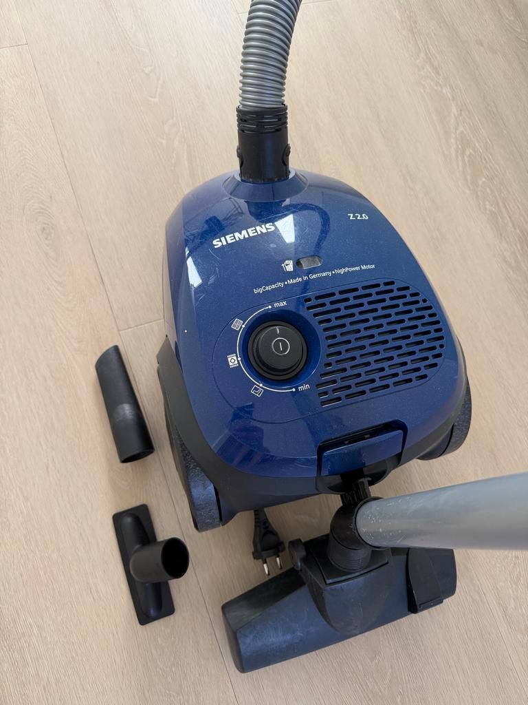 Siemens Z2.0 stofzuiger met stofzak - Goed werkend, Witgoed en Apparatuur, Ophalen of Verzenden, Gebruikt, Stofzak, Stofzuiger