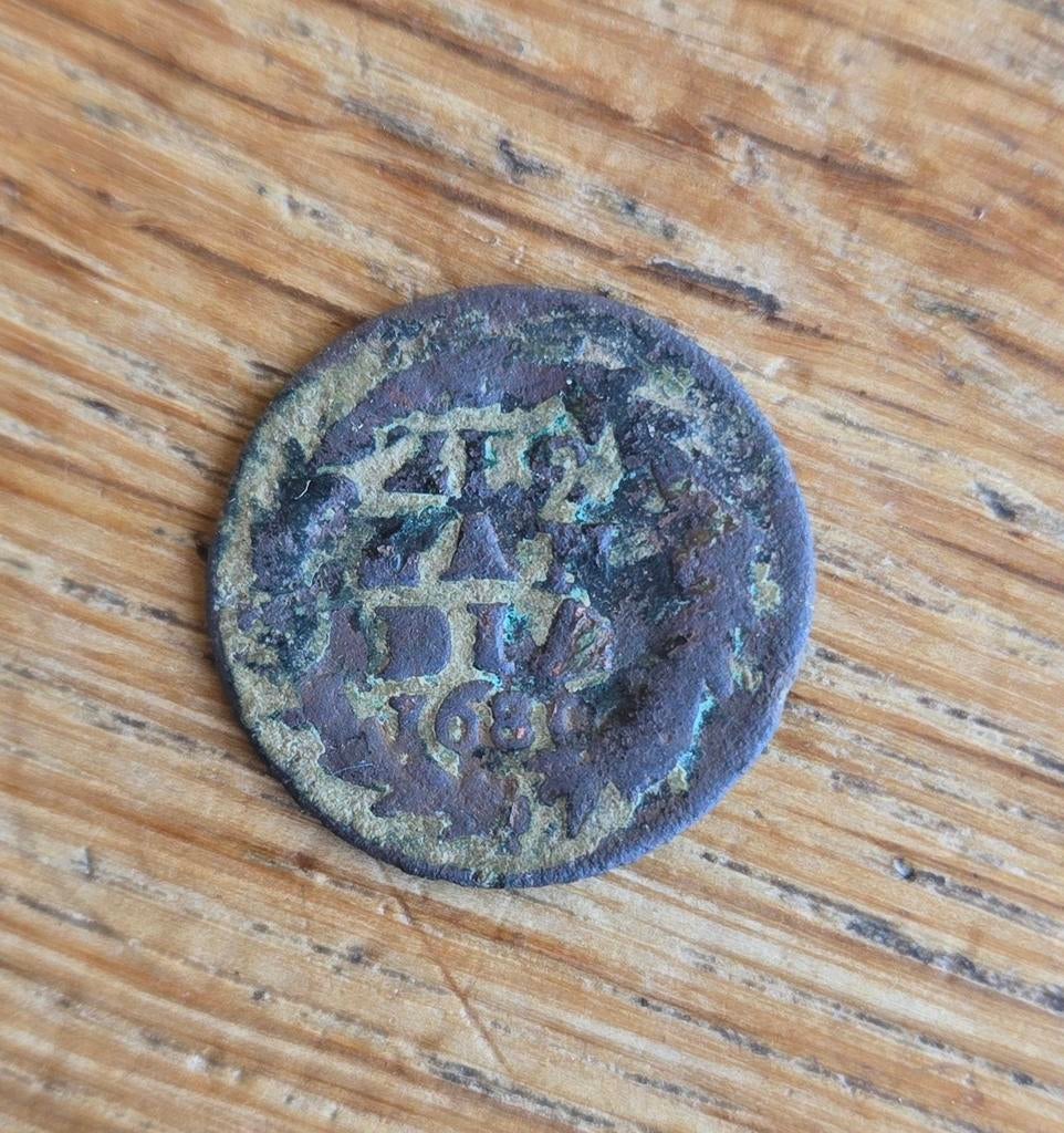 Duit Zeeland 1680 - Historische Nederlandse Munt, Verzenden, Vóór koninkrijk, Overige waardes, Losse munt