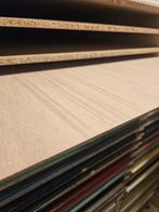 Partij notenhout, eikenhout & mahonie 4mm mdf A/B 122x244cm, Ophalen, Nieuw, Hout, Minder dan 20 mm