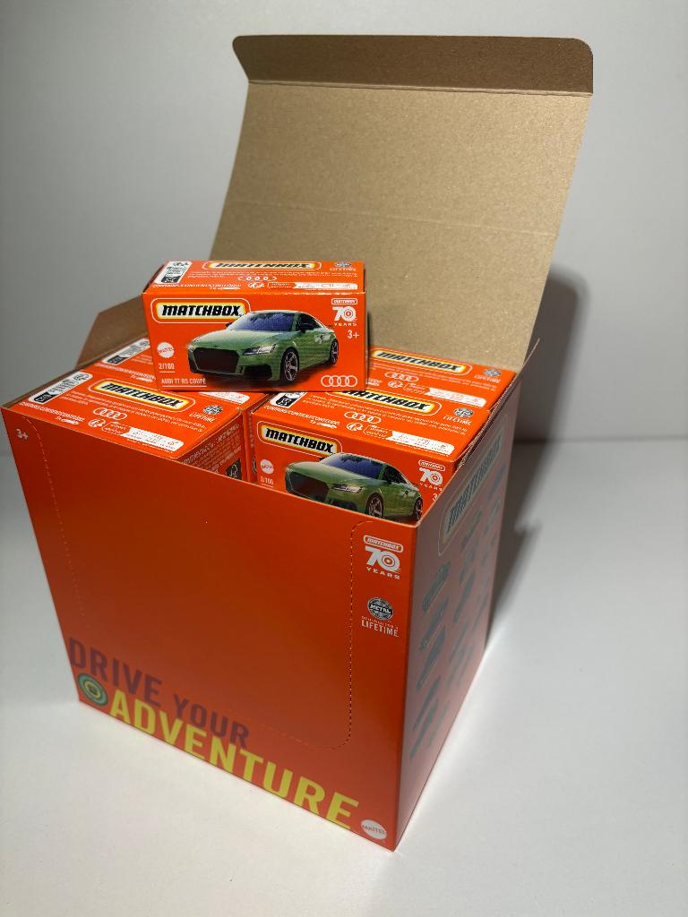 Matchbox Power Grabs - Pack incl. 24x #2 Audi TT RS Coupé, Hobby en Vrije tijd, Modelauto's | Overige schalen, Verzenden, Nieuw
