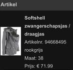Zwangerschapsjas, softshell 3 in 1 draagjas., Maat 38/40 (M), Bonprix, Ophalen of Verzenden, Zo goed als nieuw