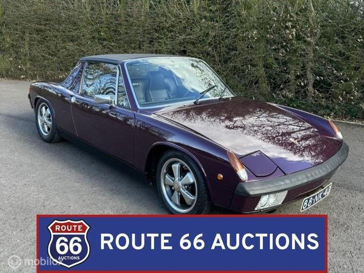 Porsche 914 2.0 | 1970 | Route 66 Auctions, Auto's, Oldtimers, Bedrijf, Te koop, Porsche, Benzine, Overige carrosserieën, Handgeschakeld
