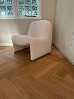 Alky Chair Artifort Giancarlo Piretti - Teddy stof, Ophalen, Zo goed als nieuw, Stof, 75 tot 100 cm
