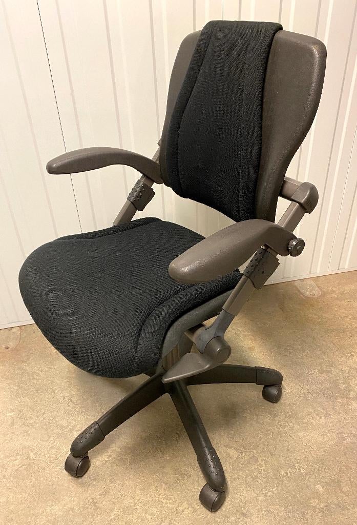 HÅG Scio professionele design Bureaustoel (nieuw €900!) 2x, Ophalen, Gebruikt, Zwart, Bureaustoel