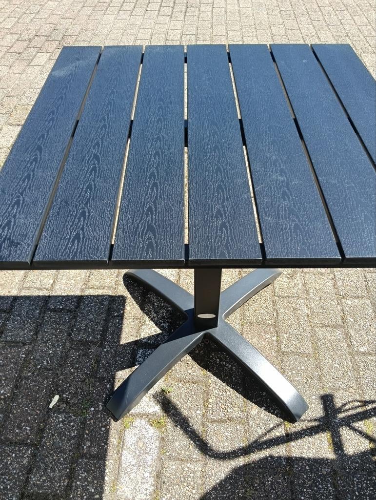 Jutlandia Tuin/Balkon Tafel - Compact & Stijlvol, Ophalen, Gebruikt, Vierkant, Metaal