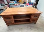 Solid wood coffee table, 100 tot 150 cm, 50 tot 75 cm, Zo goed als nieuw, Rechthoekig