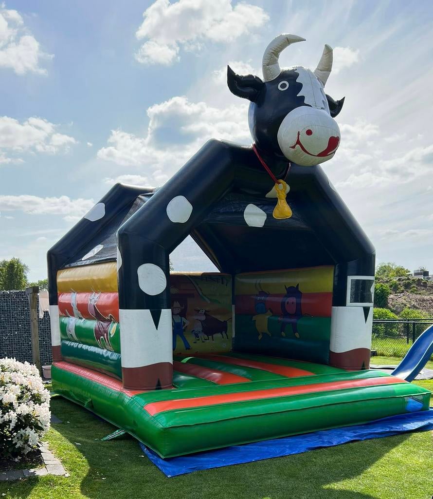 Springkussen te huur springkasteel, Ophalen, Zo goed als nieuw, Overige