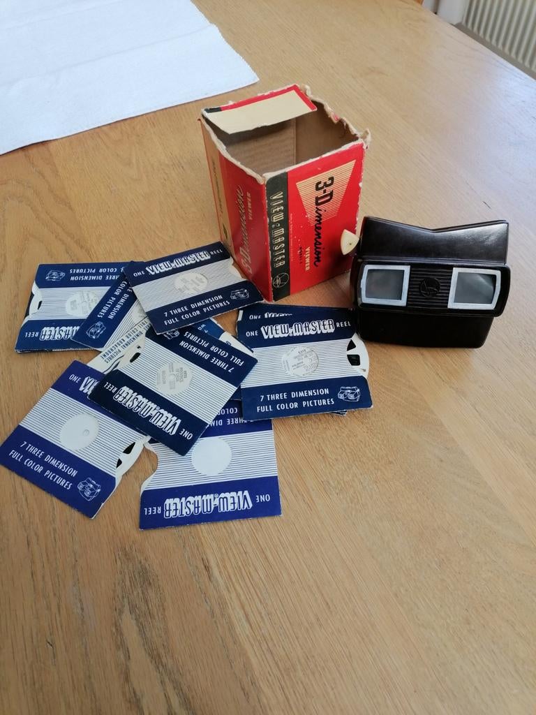 Viewmaster met schijfjes: België, Duitsland, Holland, Italië, Ophalen of Verzenden, Gebruikt