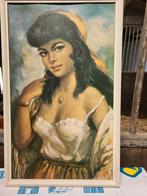 Te koop schilderij zigeunerin, Ophalen of Verzenden