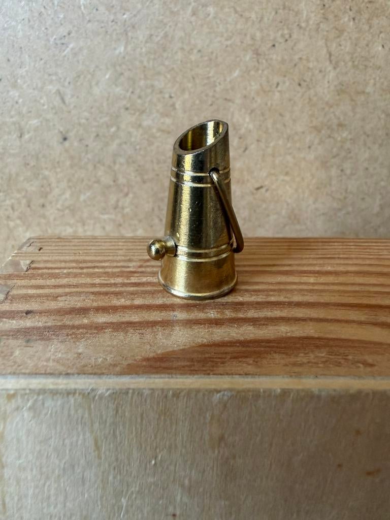 Kolenkit - hxb 3.3x1.7cm - messing zwaar!, Ophalen of Verzenden, Zo goed als nieuw, Poppenhuis