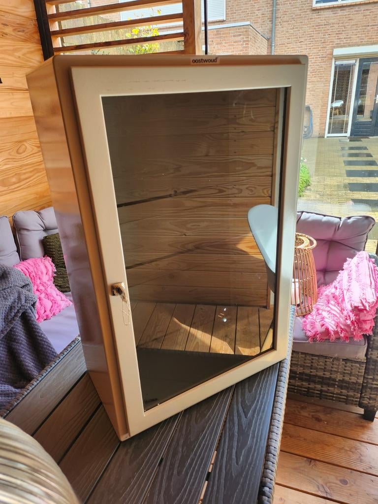 Oostwoud medicijnkastje met glazen planken, Ophalen of Verzenden