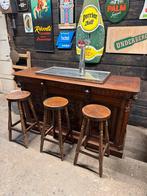 Eiken toog bar uitgifte cafe mancave tap tapblad, Ophalen, Manuel, Manuel, Info@