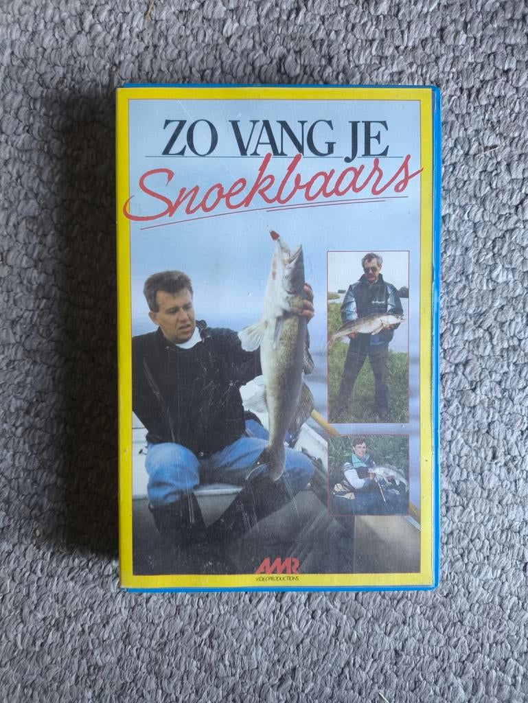 Zo vang je een snoekbaars VHS, Ophalen of Verzenden, Zo goed als nieuw