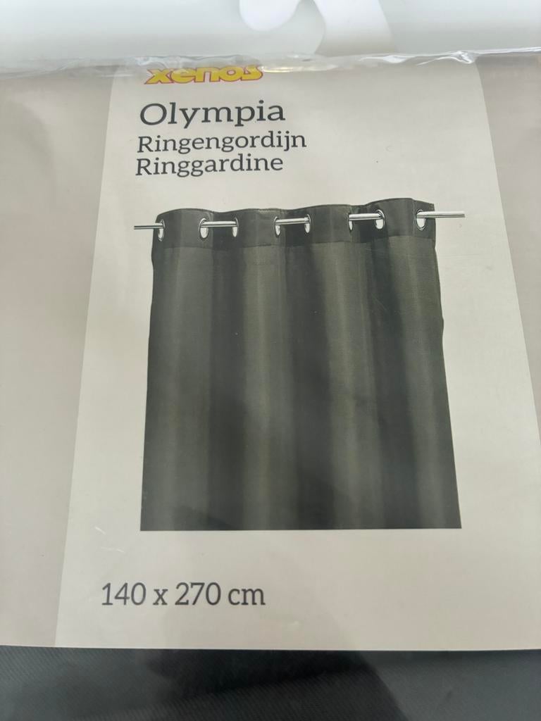 Te koop Olympia ringengordijn, Ophalen, Zo goed als nieuw, 50 tot 100 cm, Minder dan 100 cm