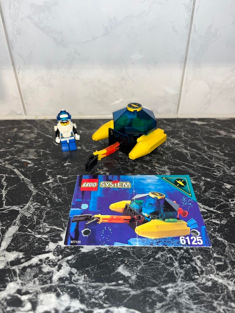 LEGO Set 6125 Sea Sprint 9  – met boekje & minifigure, Ophalen of Verzenden, Zo goed als nieuw, Complete set, Lego