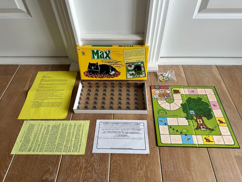 Max de kat., Hobby en Vrije tijd, Gezelschapsspellen | Overige, Zo goed als nieuw, Ophalen