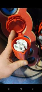 380V Kabel met 1 Stekker, 16A, ca. 10 Meter, Doe-het-zelf en Verbouw, Elektra en Kabels, Ophalen of Verzenden