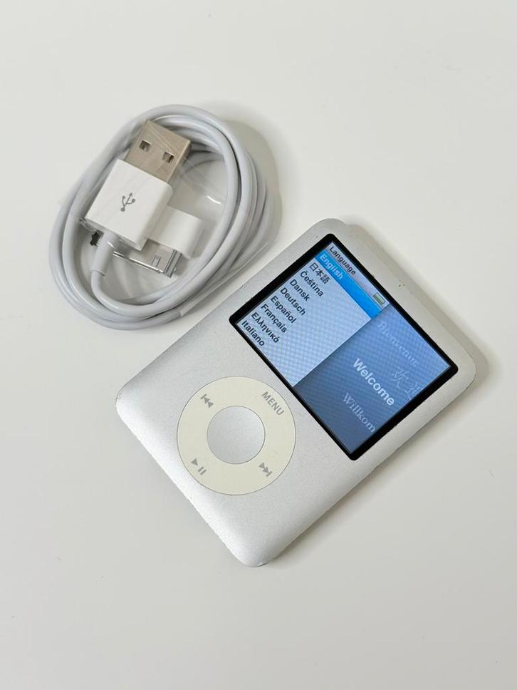 Apple iPod Nano 3 Silver 8GB, Audio, Tv en Foto, Mp3-spelers | Apple iPod, Gebruikt, Nano, 2 tot 10 GB, Zilver, Ophalen of Verzenden