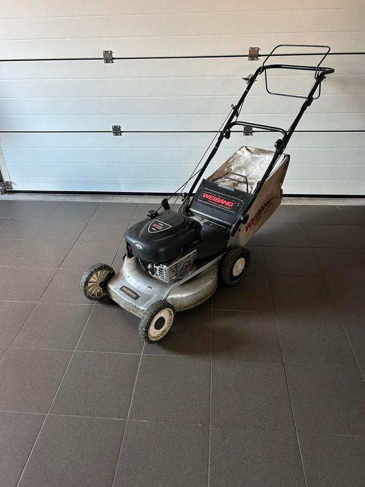 Weibang Grasmaaier met Briggs & Stratton 675 Series Motor, Tuin en Terras, Grasmaaiers, Gebruikt, Benzine-grasmaaier, 40 t/m 49 cm