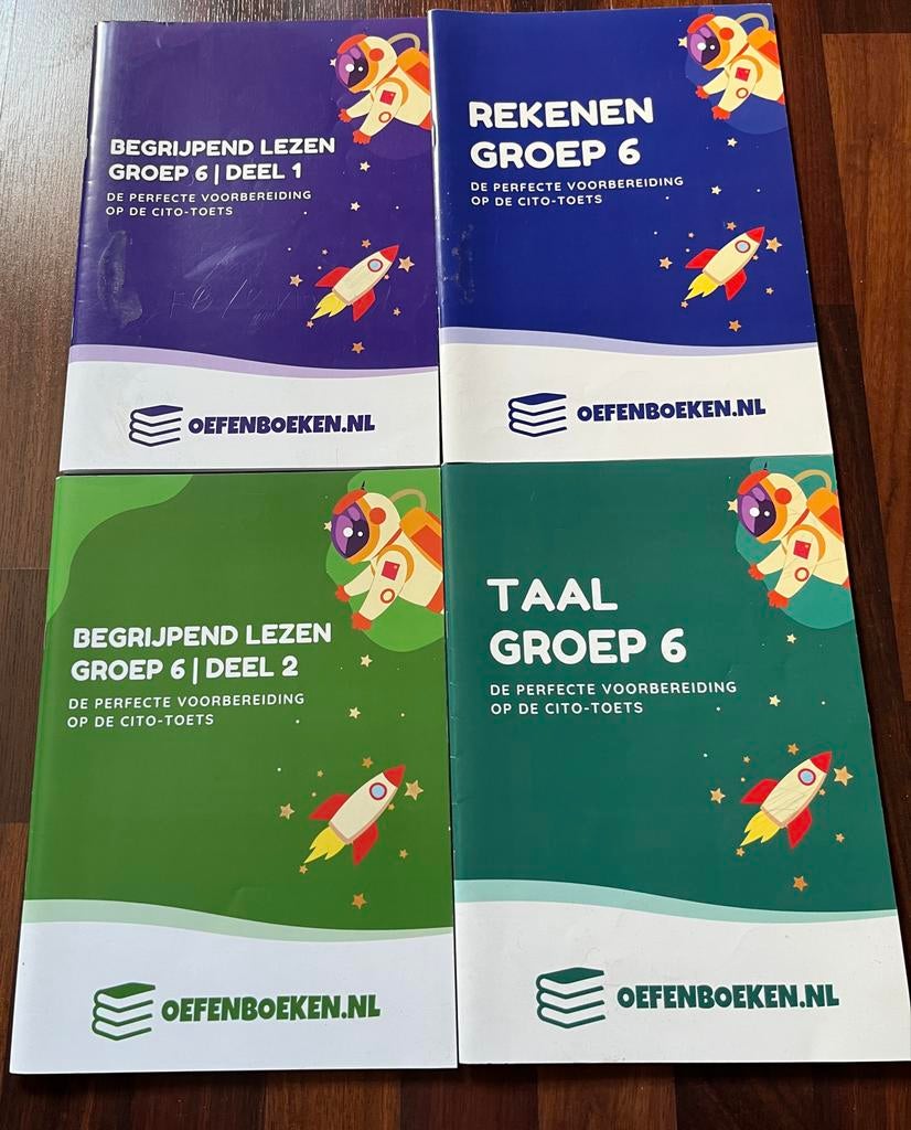 Oefenboeken Groep 6: Begrijpend Lezen, Rekenen, Taal, Ophalen, Gelezen, Overige niveaus, Nederlands