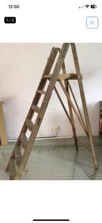 Vintage houten trap, Ophalen, Gebruikt