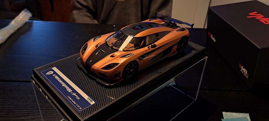 Koenigsegg agera rs taipai gold VMB, Ophalen of Verzenden, Nieuw, Auto, Overige merken